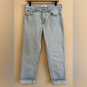 Abercrombie & Fitch Light Blue Straight Leg Jeans